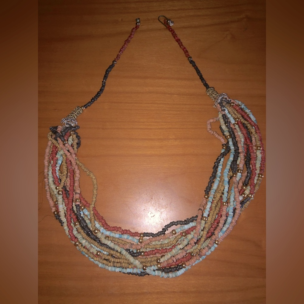 Beaded necklace.